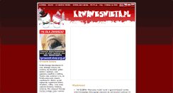 Desktop Screenshot of krwaweswieta.pl